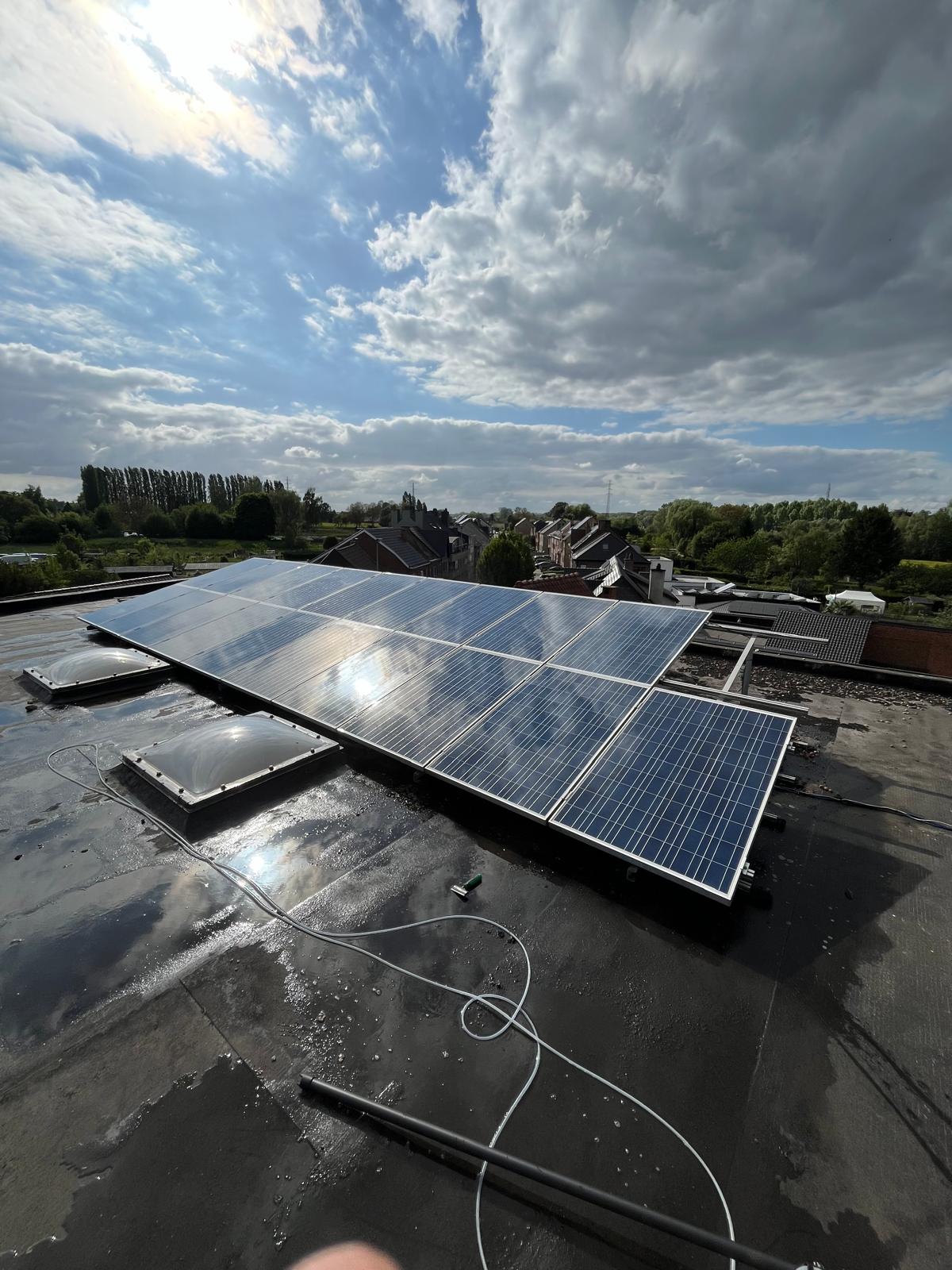 Schone zonnepanelen
